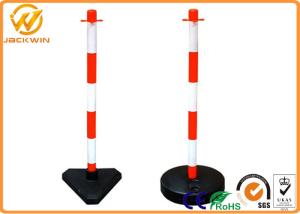 Quality Rubber Base Road Reflector Posts , Anti Collision PVC Flexible Traffic Posts wholesale