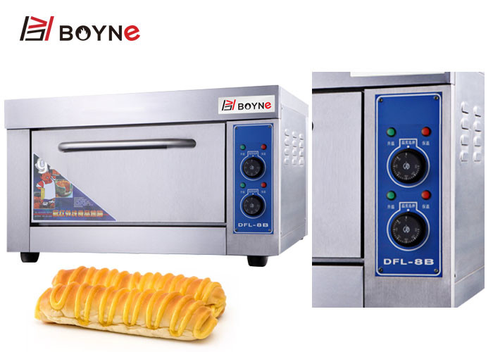 Full Stainless Steel Electric Oven One Deck One Tray For Baking Use