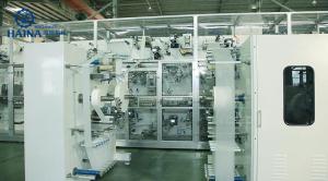 Quality PLC Control 3D Leakguard Diaper Manufacturing Machine wholesale