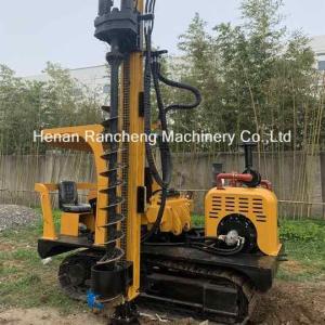 Quality Solar Pile Driver With 6m Frame Post Crawler Ramming Machine wholesale