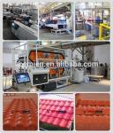 pvc asa roof glazed tile extrusion machine