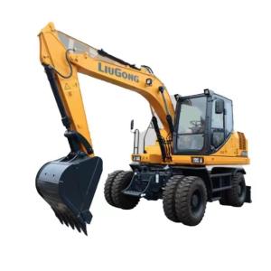 Quality W915E 15 Ton Digger Used Wheel Excavator 0.58m3 Capacity Second Hand Excavator wholesale