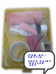 Quality 9pcs Paint Rollers Covers Durable Coating Roller Brush Wall Painting Tools Roller Sleeve wholesale