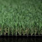 Fire Risistant Fake Green Grass 30mm Anti Ultraviolet Permeable Water