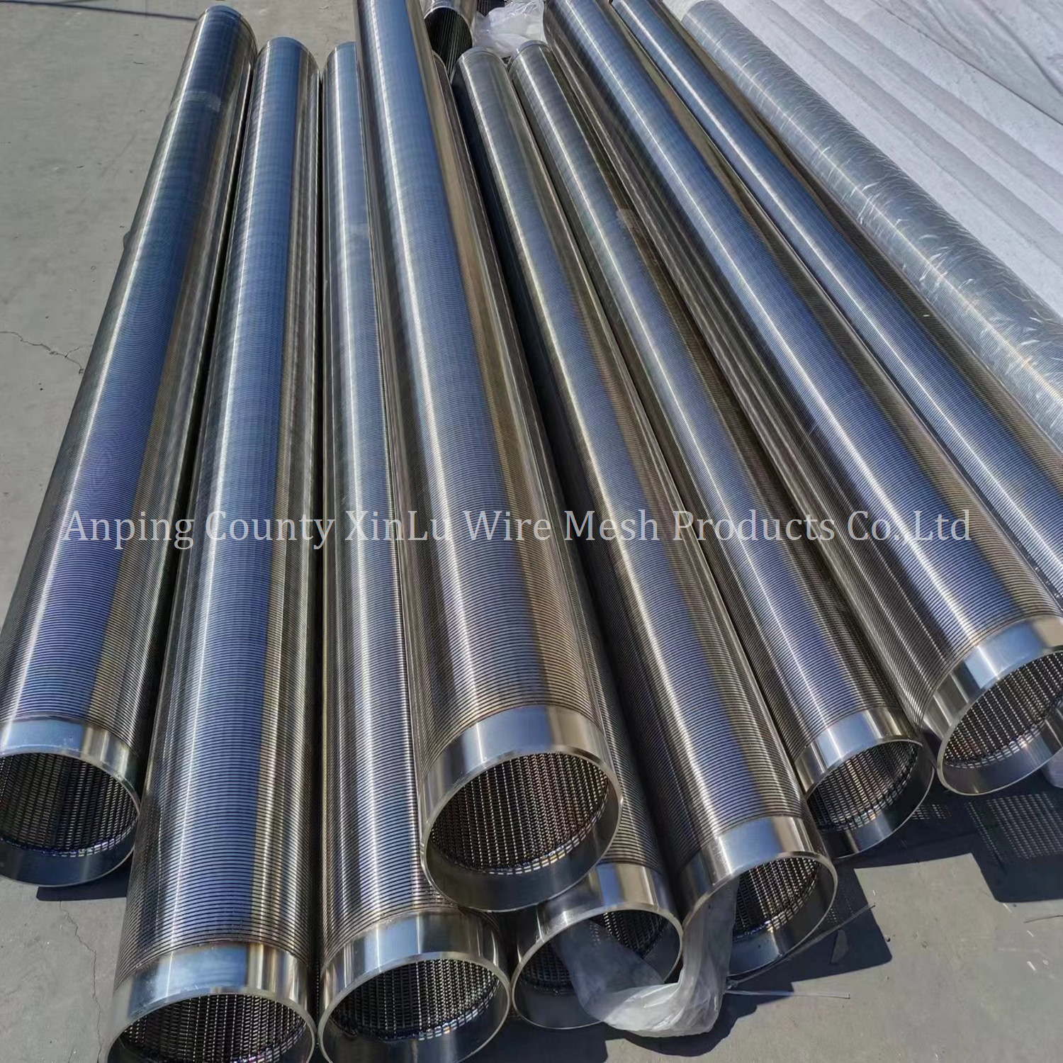 Profile Wire Continuous Slot Screen with API Thread or Welding Rings