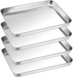 Durable SS 201 Oven Baking Tray Baking Cookie Sheets Non Toxic