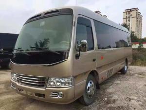 Quality 2004 Year Japan Used Toyota Coaster With 19 Seats Gas Fuel 6990 X 2025 X 2585mm wholesale