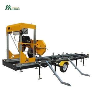 Quality Jerry 36 Inch Automatic Horizontal Hydraulic Saw Mill 2100x2300x1550mm Weight KG 500 KG wholesale