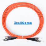 Armoured Fiber Optic Patch Cord , Multi Mode Duplex Fiber Optic Cable ST - ST