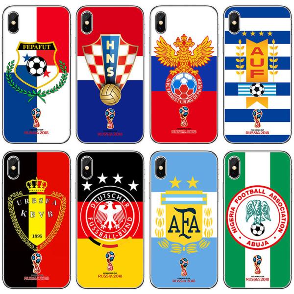 2018 Russia World Cup Mobile Accessories TPU Pringint Phone Case For Samsung