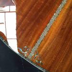Real Abalone Inlays Ebony Fingerboard 41" Koa Wood Classic Acoustic Guitar