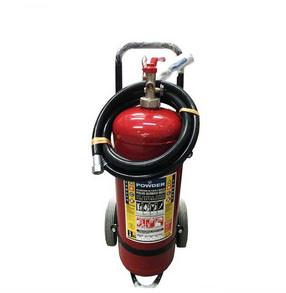 Industrial Wheeled Fire Extinguisher , 30Kg Portable Dry Powder Fire Extinguishe