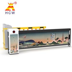 Quality Advertising Parking Lot Barrier Gate Automatic With License Plate Recognition wholesale