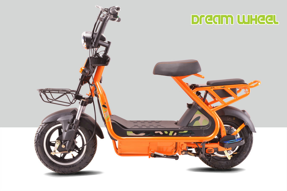 CE 500W Min Pedal Assisted Electric Scooter Sports Style Simple 14" X 3.2 Tubeless
