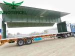 21T - 30T Wingspan Semi Trailer 2 Axles Semi Van Trailer