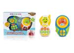 Frog Music Drum Piano Newborn Baby Toys W / Lights Educational Instrument