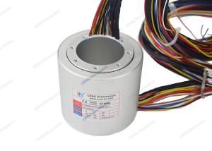 Quality 380VAC Aircraft Slip Ring IP54 With Through Holw For Low Temperature wholesale