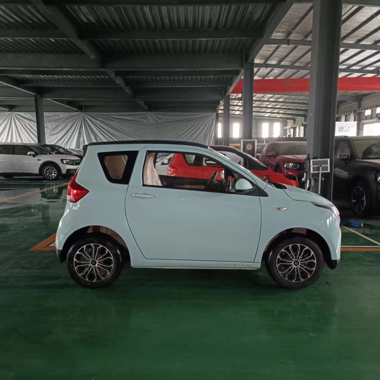 Energy Type Pure Electric 2 Seats Solar Car 550km High Speed EEC COC Mini Blaval Auto 2 Small Vehicles 850kg Curb Weight
