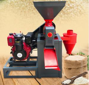 Quality 192F Diesel Engine Household Rice Milling Machine 11hp wholesale