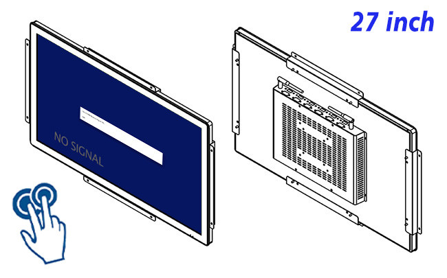 27-Inch High-Performance Visualization Platform for Manufacturing Equipment, Public Information Displays, Retail Advertising, and Security Monitoring