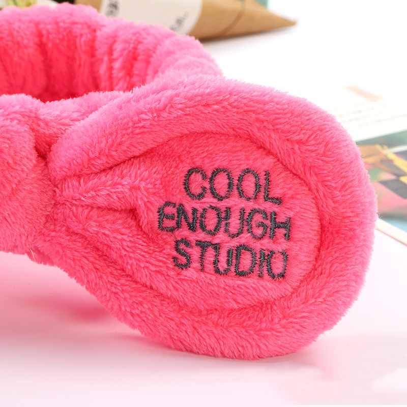 Adjustable Elastic Hair Band Ties Facial Makeup Headbands Facial Cosmetic Bow Knot