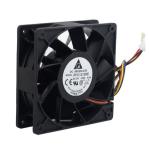 Plastic DC 12V 58dBA 120×120×38mm Air Flow Fan