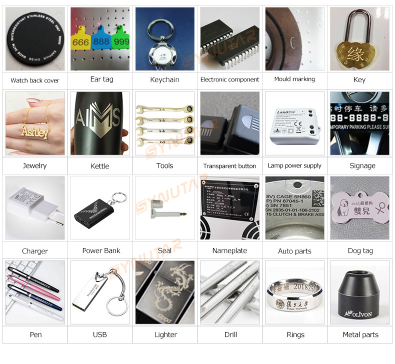 20W 30W Fiber Laser Marking Machine For Jewelry High Precision