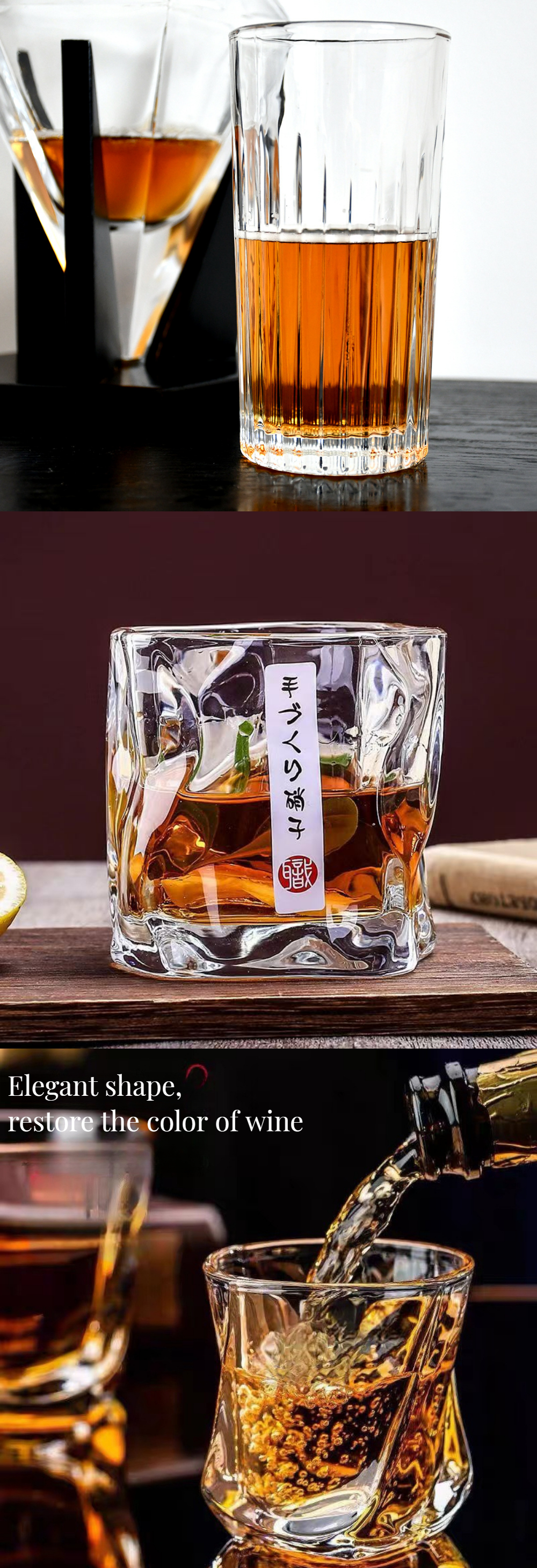 Whiskey Glass 2oz/50ml Custom Logo Small Bullet Shot Glass for Wine Sublimation Cups