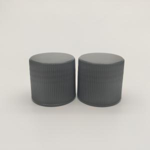 Quality Leakage Resistant Ribbed Wall Plastic Screw Cap For Syrup Bottle wholesale