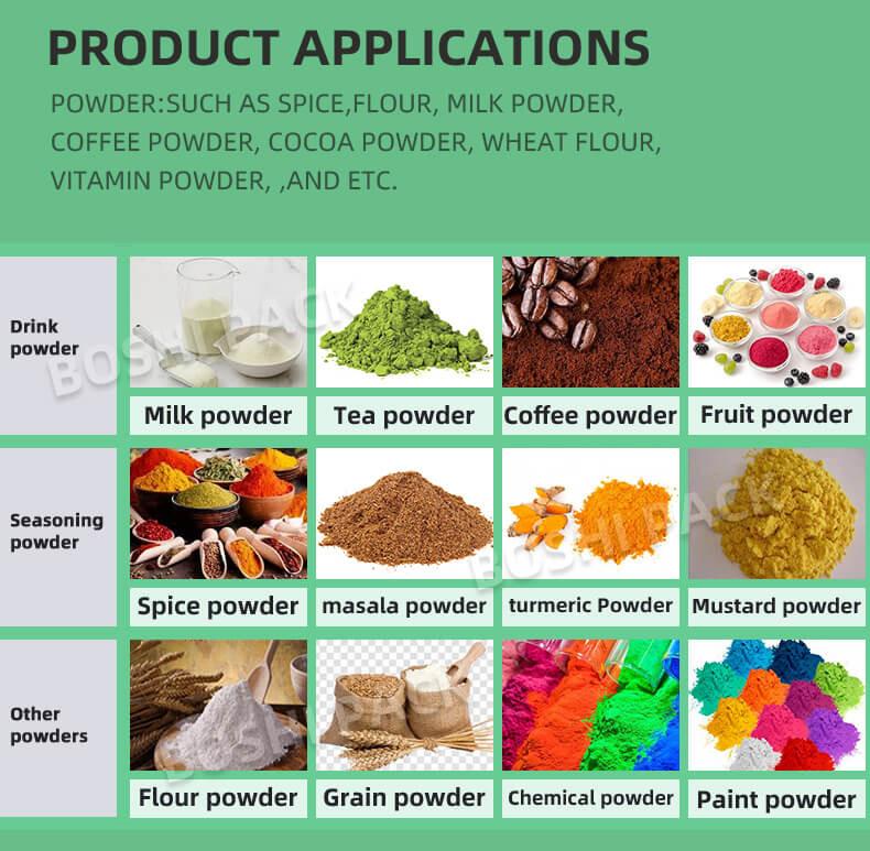 Bean Powder Grain Powder Spice Powder Premade Pouch Packaging Machine 200g 500g