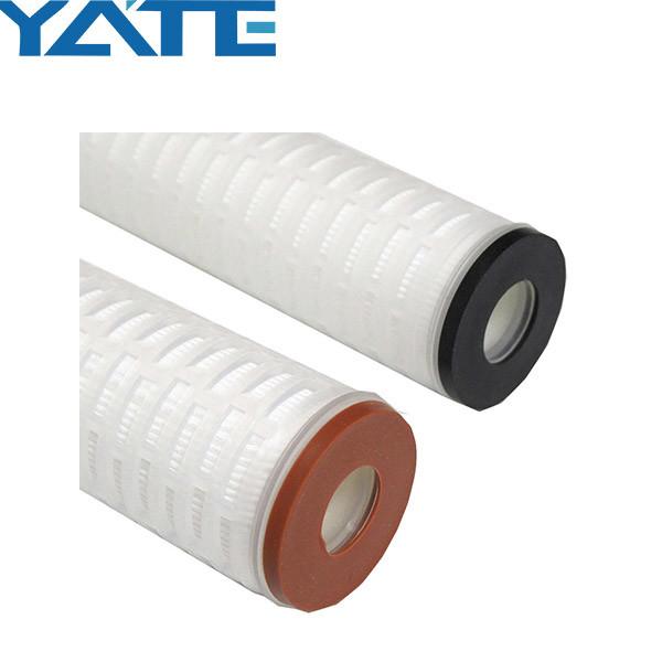 Cheap 5 Microns 10 Inch Pes Filter Cartridge Pleated Filter Elements For Prefiltration for sale