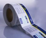 Screen cleaning kit packaging glossy vinyl sticker labels rolls printing