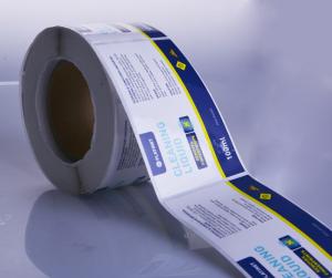 Quality Custom waterproof rectangle label stickers for detergent bottle packaging wholesale