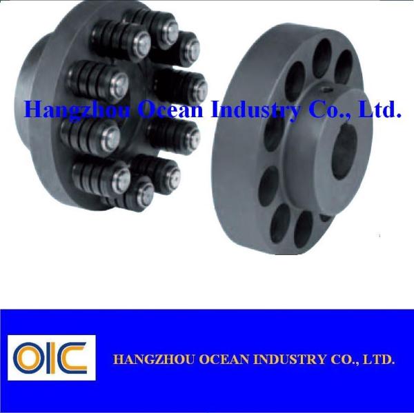 1000Nm Zinc Plated 25mm Steel L Type Flanged Flexible Rigid Pcb Couplings For