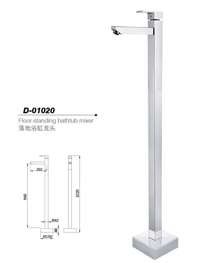 Floor standing bathtunb mixer,Faucet,D-01020