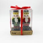 Christmas Salt And Pepper Set Novelty Ceramic Santa Claus Shaker Pots For