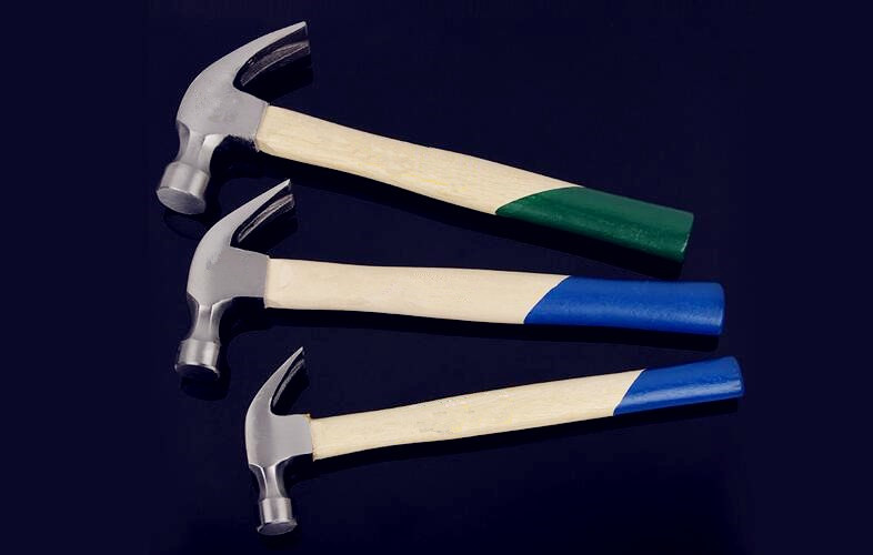 Polishing and Lacquer Surface Wooden Handle Forged Steel Claw hammer