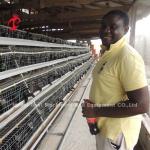A Type 4 Tiers 160 Birds Poultry Chicken Battery Layer Cage Hot Galvanization