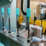 Wine Bottle 3KW Cnc Spray Painting Machine High Atomization CPG Gear Motor