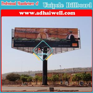 Quality Three Sided Hot-DIP Galvanized Structure Advertising Billboard wholesale