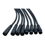 3Ft Length Male To Female M8 6pin Waterproof Bicycle GPS Positioning Cable PVC
