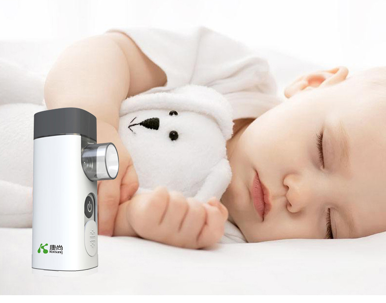 NebWell Q1 handheld rechargeable mesh nebulizer with mini inhaler machine