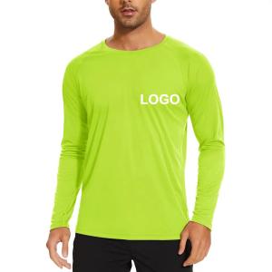 Quality Custom Round Neck Men T-Shirts 100% Cotton Long Sleeve T-Shirt Sublimation Blanks wholesale