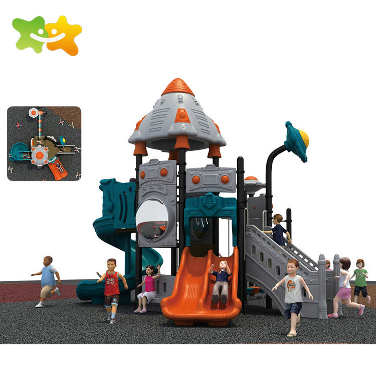 Plastic Public Park Outdoor Slide Children Outdoor Playground Equipment