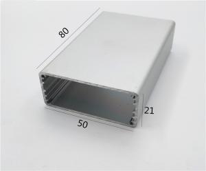 Quality 50*21*80mm White Aluminum Electronic Enclosure Battery Housing wholesale
