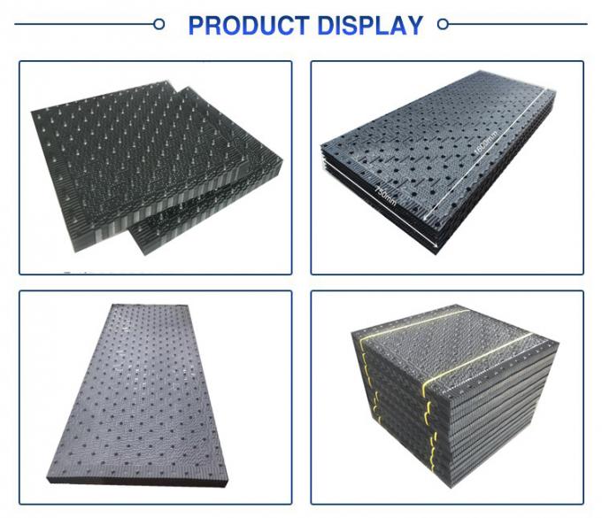 Corrugated Honeycomb PVC Fills For Cooling Tower Cross Flow 19-20mm 1
