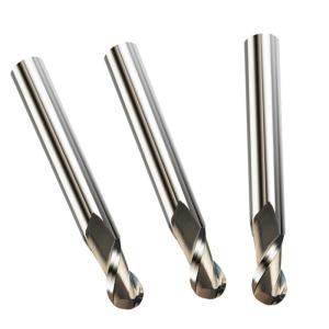Quality Solid Two Flute R3 Ball Nose End Mills 6mm For Steel wholesale