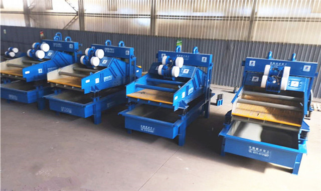 Customized Sand Recycling Machine , Stone Recycling Machine Blue Color