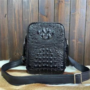 Quality Authentic Crocodile Skin Men's Small Mini Shoulder Bag Flap Purse Genuine Alligator Leather Male Casual Messenger Bag wholesale