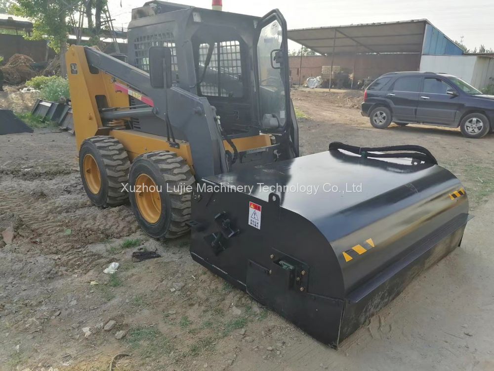 Lujie Sweeper Box Broom Skid Steer 72 Attachment skid steer broom attachments
